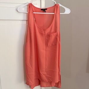 Forever 21 Peach Sleeveless Tank Top